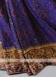 Blue Color Patola saree